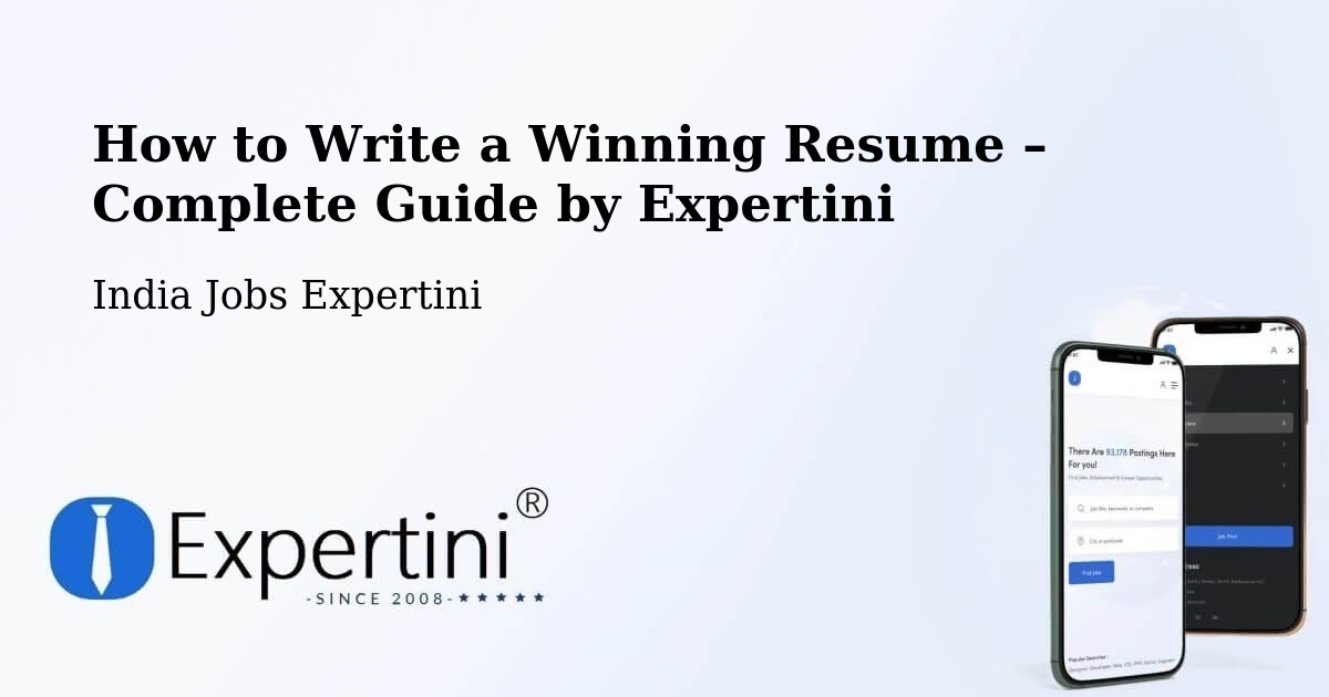 Resume Writing Guide for Job Seekers – Muradnagar - Muradnagar, India Jobs Expertini